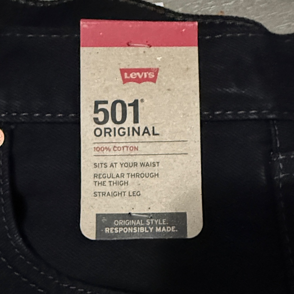 Levi's Dark Blue 501 Original Jeans